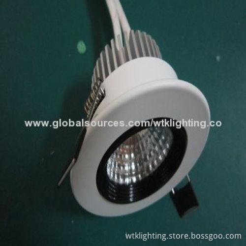 LED 5W COB Downlight, Non-dimmable or Dimmable, 110lm/W Luminous Efficacy with CE Mark